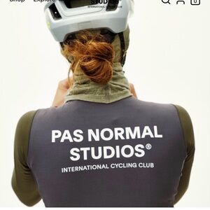 Pas Normal Studios Women's Black & Charcoal Cycling Jersey